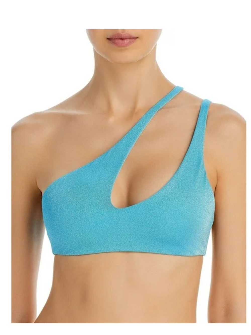 SET: Bloomingdales Aqua Blue Sparkly Swimsuit